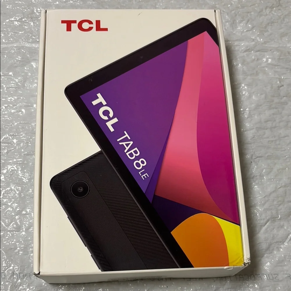 TCL Black Tablet Sleek Design with Vibrant Display